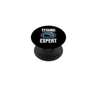 Titanic Expert RMS Barco Titanic Historia Marítima Barco PopSockets PopGrip Adhesivo