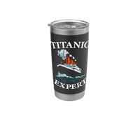 Titanic Expert RMS Barco Titanic Historia Marítima Barco Vaso térmico de acero inoxidable de doble pared