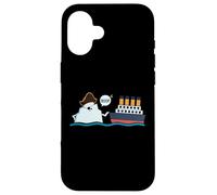 Titanic Funny Titanic Iceberg Pirate Boop Parodia Niños Niñas Carcasa para iPhone 16
