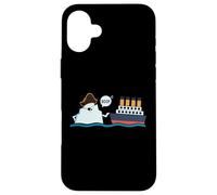 Titanic Funny Titanic Iceberg Pirate Boop Parodia Niños Niñas Carcasa para iPhone 16 Plus