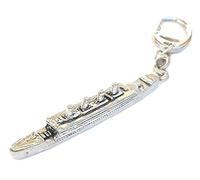 Titanic - Llavero de peltre con bolsa de regalo, plata, Talla única