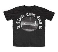 Titanic Swim Team 1912 Baywatch Fun Cult 1912 Swim Team - Camiseta unisex para hombre, Negro , XL