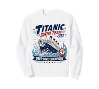 Titanic Swim Team 1912 Parodia del Campeón de Buceo Profundo Sudadera