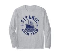Titanic Swim Team Socorrista de natación Fan Crucero Titanic Manga Larga