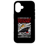 Titanic White Star Line RMS Ship Boat Stuff Niños Niños Hombres Carcasa para iPhone 16