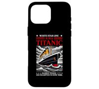 Titanic White Star Line RMS Ship Boat Stuff Niños Niños Hombres Carcasa para iPhone 16 Pro MAX