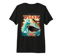 TITÁNICO para NIÑOS, Vintage, 1912, Historia, CONMEMORATIVO #6 Camiseta Premium