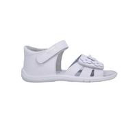 TITANITOS Sandalia Barefoot de Piel Lavable para Niña (Modelo Respetuoso) - Ramo para: Niñas Color: Blanco Talla: 23