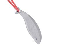 Titanium Bear Whistle, Loud Lifeguard Whistle, 2.17x0.55in Ergonomic Design, Easy to Use, Outdoor Safety Tool for Rescue, Security, Travel, Wilderness Adventure, Backpacking, Climbing, Marine
