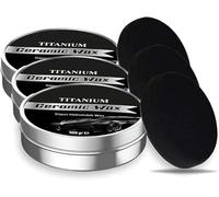 Titanium Ceramic Wax,Car Care Polish,Ceramic Wax,Long Lasting Protection,Auto Car Scratch Repair Remover W-ax Paste Polish Vehicle Paint Care (3 pcs)