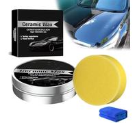 Titanium Ceramic Wax,Cera De Cerámica De Titanio,cera De Cerámica Para Automóviles,Revestimiento De Cerámica Para Coche, Auto Car Scratch Repair Remover Wax Paste Polish Vehicle Paint Care-1pcs