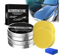 Titanium Ceramic Wax,Cera De Cerámica para Automóviles,Revestimiento De Cerámica para Coche, Auto Car Scratch Repair Remover Wax Paste Polish Vehicle Paint Care-2pcs