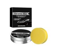 Titanium Ceramic Wax Cream,Strong Protection Car Coating Polishing Wax, Auto Car Scratch Repair Remover Paste Polish Vehicle Paint Care, Lasting Protection Mild Formula Polish With Sponge