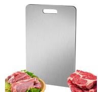 Titanium Couping Board - Estera de corte de doble cara, bloque de hash ligero portátil | Panel de preparación de alimentos de cocina con agujero colgante para hornear, carne, verduras, campin