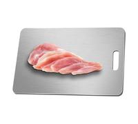Titanium Cutting Board - Metal Chopping Board | Durable Kitchen Prep | Scratch Resistant Non-Porous Boards for Meat, Vegetables, Fruit | Hygienic Cooking Tool for Daily Use