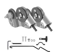 Titanium Drill Nibbler Sheet Metal Cutting Tool, Sheet Metal Cutter Drill Attachment, Metals Nibbler Drilling Attachment, for Cutting Various Metals Materials Such As Aluminum, Steel, Copper (#2PCS)