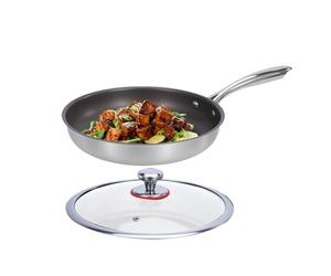 Titanium Pan - Cookware resistente al calor | Versatile Steak Pan for Home Cooks, Beginners, Busy Families, Meal Prep, Eggs, Pancakes, Meats | Ideal para Camping, RV Trips, and Everyday Co