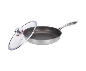 Titanium Pan - No tick Kitchen Cookware - Heat-Resistant Steak Pan For Home Cooks Beginners Busy Families Meal Prep Homeowners Eggs Pancakes Meats Camping RV Trips