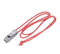 Titanium Survival Whistle - Llavero con cordón | Ultralightt Survival Gear Whistles | Outdoor Waterproof Equipment | Multifunctional Tool | Loud Survival Whistle for Hiking, Camping