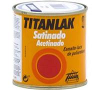 Titanlak, Esmalte Laca sintética Satinado, Blanco Piedra, 750 ml, El embalaje puede variar
