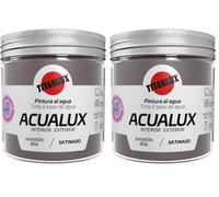 TITANLUX Acualux pintura acrílica multiadherente Satinado Marrón 75 ml (Paquete de 2)