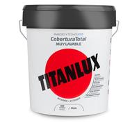 Titanlux Cobertura Total pintura para paredes Blanco, 4 l (Paquete de 1) - bidón