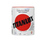 TITANLUX Cobertura Total pintura para paredes Blanco 750 ml