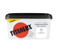Titanlux Cobertura Total pintura para paredes, Color Blanco, 4 l (Paquete de 1) - cubeta