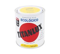 Titanlux Ecológico Esmalte al agua mulisuperficie Satinado Amarillo Luminoso 750ml