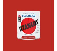 Titanlux Ecológico Esmalte al agua mulisuperficie Satinado Rojo China 250 ml