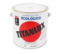 Esmalte ecologico al agua titan blanco brillante 2,5 litros