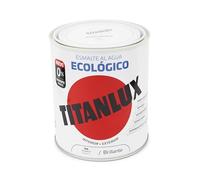 Titanlux - Esmalte Agua Ecologico Brillante, Blanco, 750ML (ref. 00T056634)