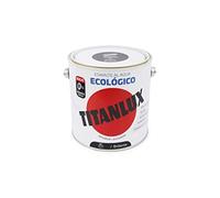 Titanlux - Esmalte Agua Ecologico Brillante, Negro, 2,5L (ref. 00T056725)