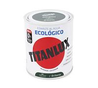 Titanlux - Esmalte Agua Ecologico Brillante, Verde, 750ML (ref. 00T055934)