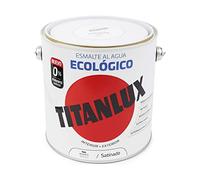 Titanlux - Esmalte agua ecologico santinado, Blanco, 2,5L (ref. 01T056625)