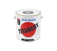 Titanlux - Esmalte agua ecologico santinado, Negro, 2,5L (ref. 01T056725)