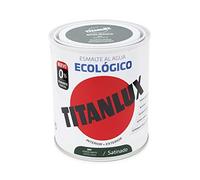 Titanlux - Esmalte agua ecologico santinado, Verde, 750ML (ref. 01T055934)