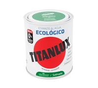 Titanlux Esmalte Al Agua Titanlux Ecológico Satinado 750 Ml, 516 Verde Primavera