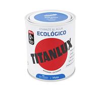 Titanlux - Esmalte eco, Mate azul, 750ML (ref. 02T053934)