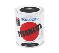 Titanlux - Esmalte eco, Mate negro, 750ML (ref. 02T056734)