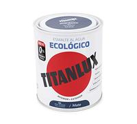 Titanlux Ecológico Esmalte al agua mulisuperficie Mate Azul Océano 750ml