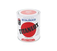 Titanlux Ecológico Esmalte al agua mulisuperficie Mate Rojo Coral 750ml