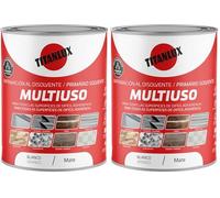 TITANLUX Imprimación Multiuso al Disolvente Blanco 0,75L (Paquete de 2)