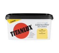 Titanlux - Pintura Plástica Cobertura Total Cubeta 4L (1013 Amarillo Avena)