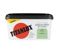 Titanlux - Pintura Plástica Cobertura Total Cubeta 4L (1015 Verde Brisa)