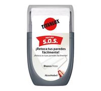 Titanlux Rodillo Pintura Retoca Paredes, manchas, garabatos, rozaduras, pequeñas humedades, Blanco 30ml