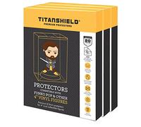 TitanShield Funda protectora Pop de 0,5 mm compatible con Funko - Figuras de vinilo Pop! de 4 pulgadas (paquete de 60)