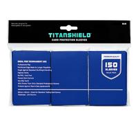 TitanShield Fundas para tarjetas de primera calidad, compatibles con Pokemon, One Piece, Lorcana, Flesh & Blood, y Magic The Gathering MTG (150 fundas - estándar) (1, azul, estándar, 66 x 91 mm)