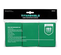 TitanShield Fundas para tarjetas de primera calidad, compatibles con Pokemon, One Piece, Lorcana, Flesh & Blood, y Magic The Gathering MTG (150 fundas - estándar) (1, esmeralda, estándar, 66 x 91 mm)