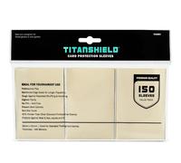 TitanShield Fundas Premium para Cartas | Compatibles con Pokémon, One Piece, Lorcana, Flesh & Blood y Magic The Gathering MTG | (150 Fundas - Estándar) (1, Marfil, Estándar | 66x91mm)